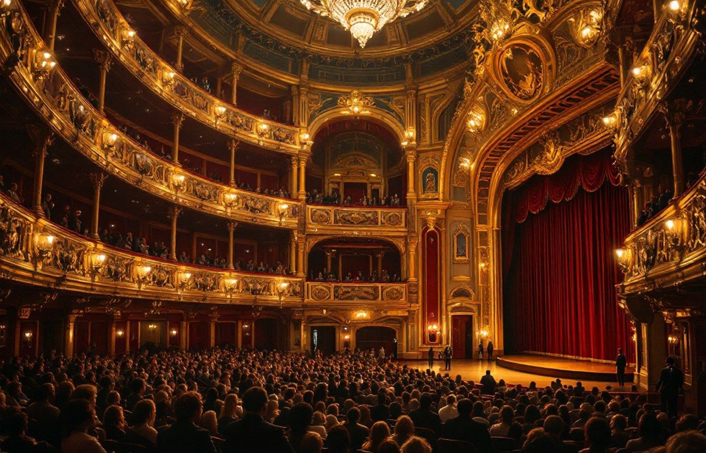 The Pabst Theater's gilded interior
