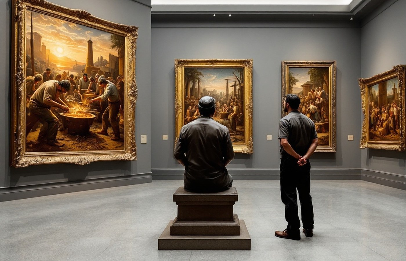 The Grohmann Museum's galleries of work