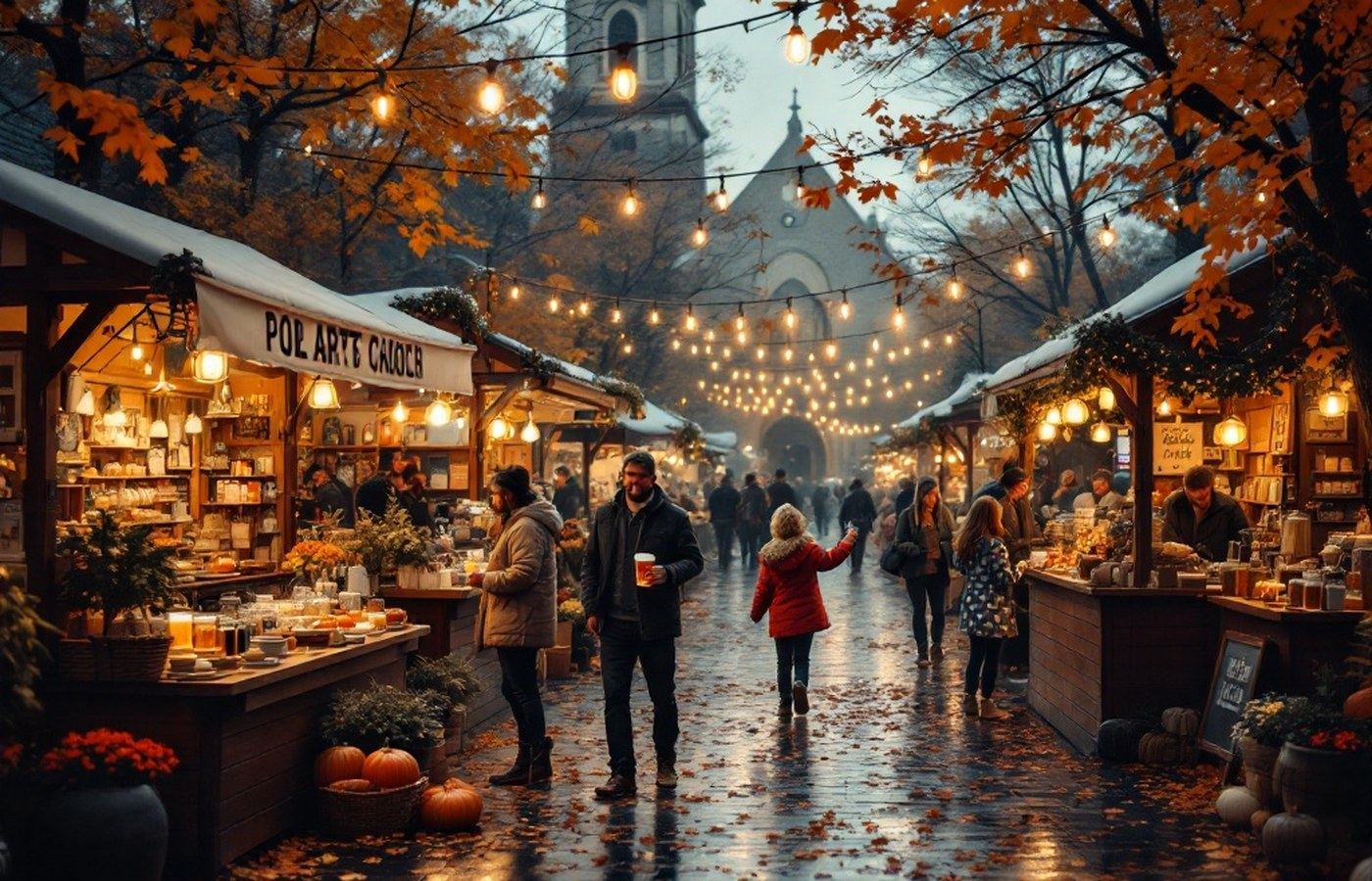 Oktoberfest artisan fair in October