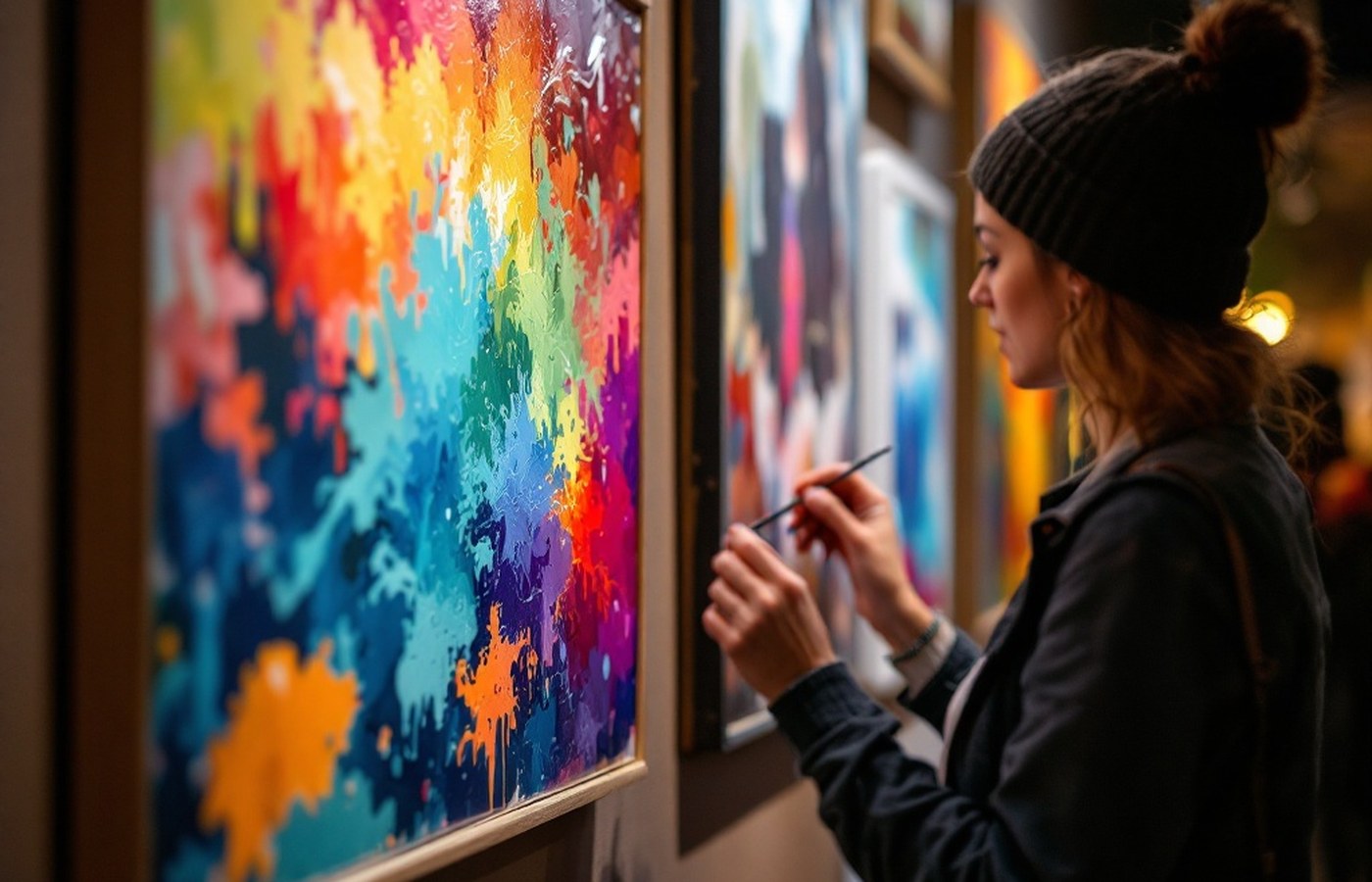 A Milwaukee artist's studio