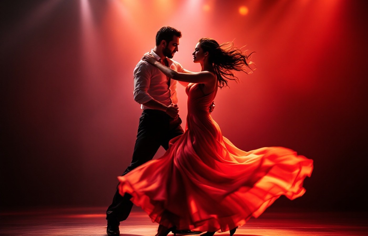 Salsa champions on the festival stage