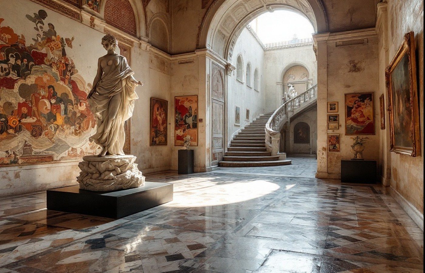 Contemporary art amid Venetian splendor