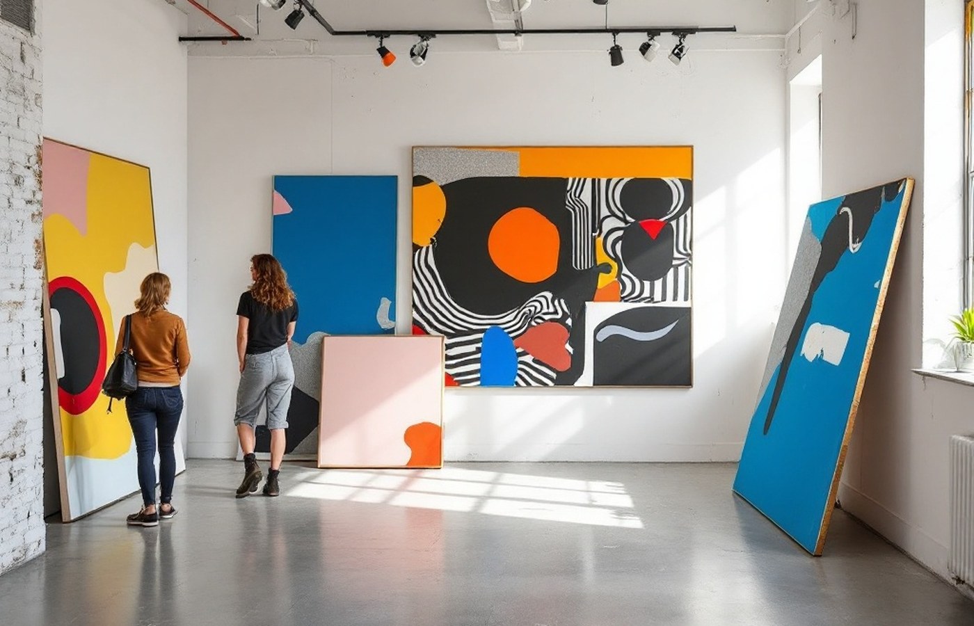 Installation view at The Green Gallery