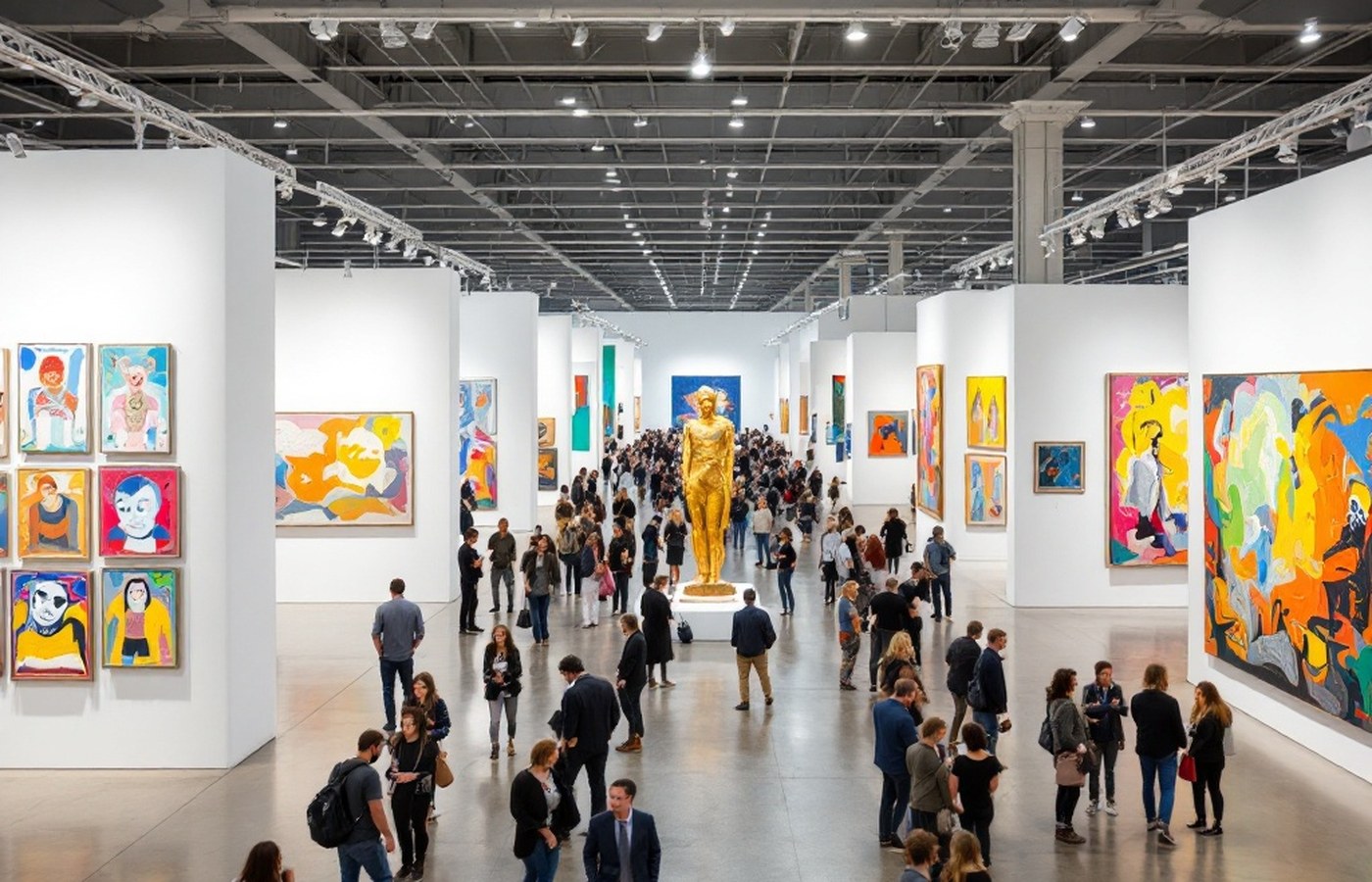 An international art fair in full swing