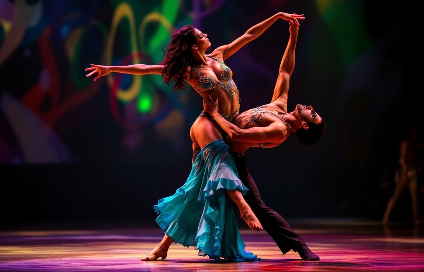 Carine Morais and Rafael Barros